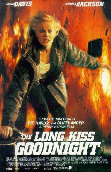 the movie poster: The Long Kiss Goodnight (1996) ver2