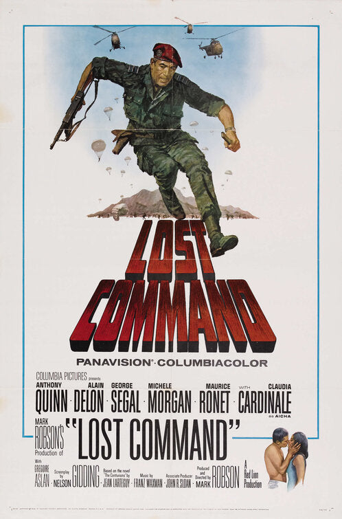 1000 piece jigsaw puzzle for the movie poster: Lost Command (1966)