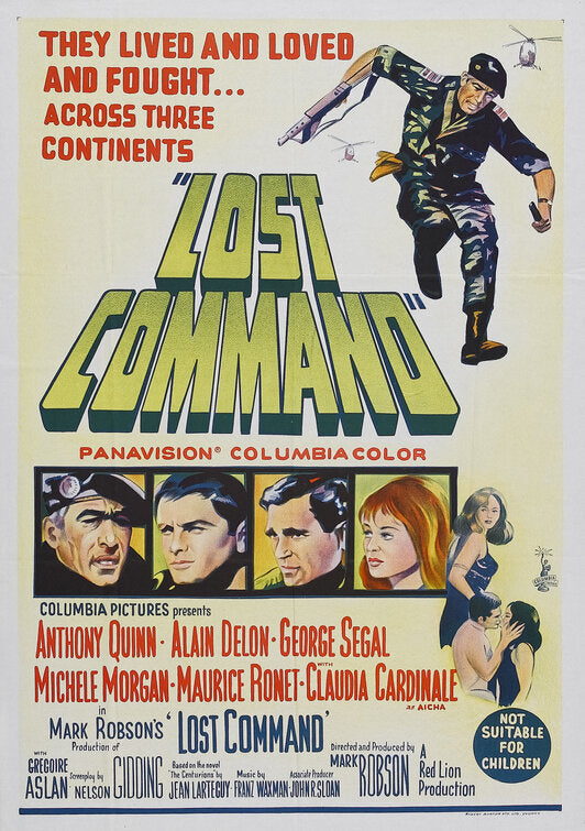 1000 piece jigsaw puzzle for the movie poster: Lost Command (1966) ver2