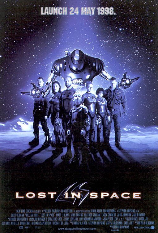 the movie poster: Lost in Space (1998) ver2