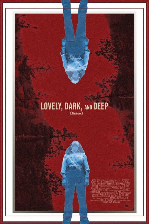 1000 piece jigsaw puzzle for the movie poster: Lovely, Dark, and Deep (2024)