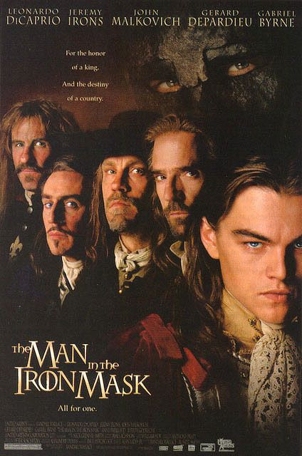 the movie poster: The Man in the Iron Mask (1998)