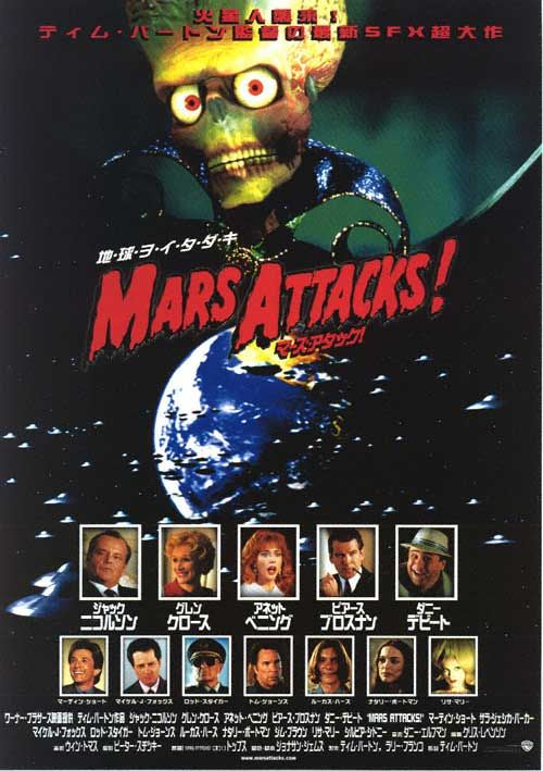 the movie poster: Mars Attacks! (1996) ver4