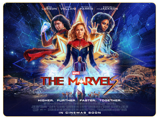 1000 piece jigsaw puzzle for the movie poster: The Marvels (2023) ver18