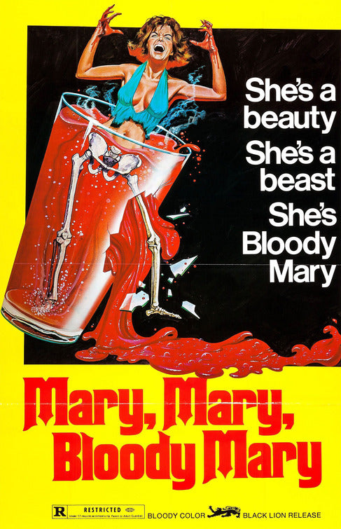 1000 piece jigsaw puzzle for the movie poster: Mary, Mary, Bloody Mary (1975)