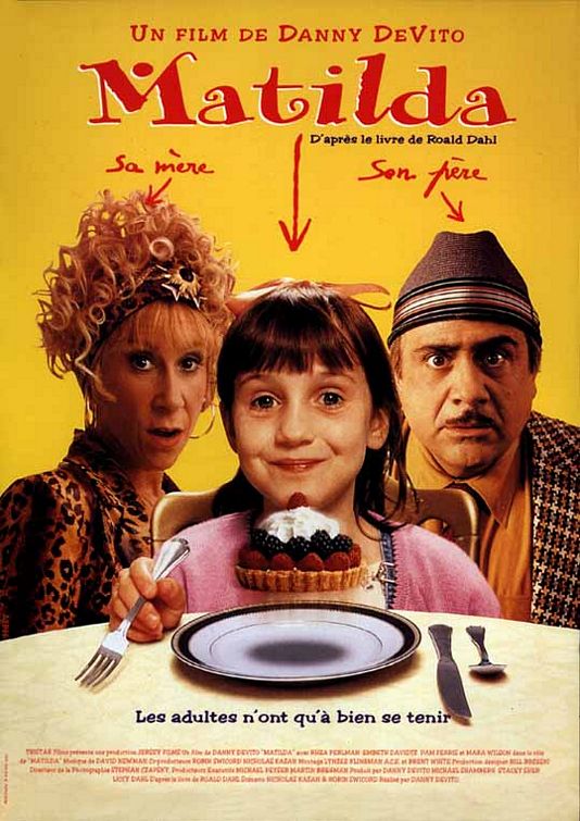 the movie poster: Matilda (1996) ver2