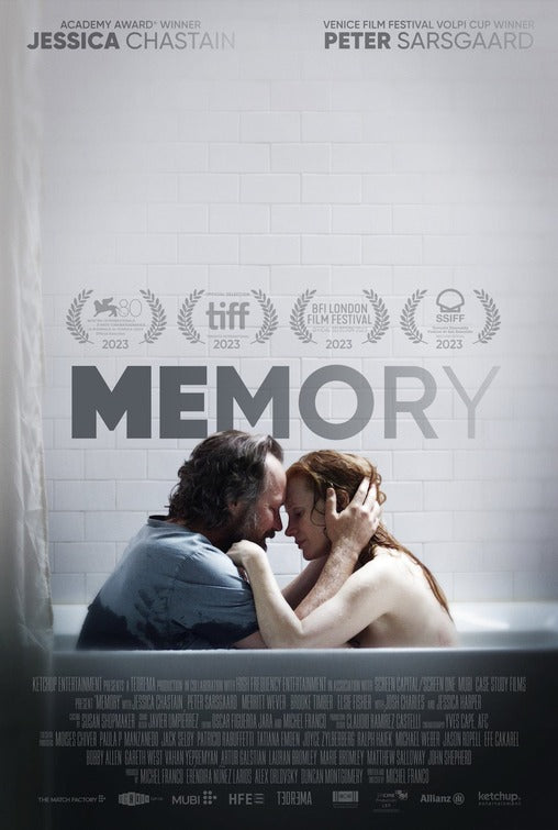 1000 piece jigsaw puzzle for the movie poster: Memory (2023)