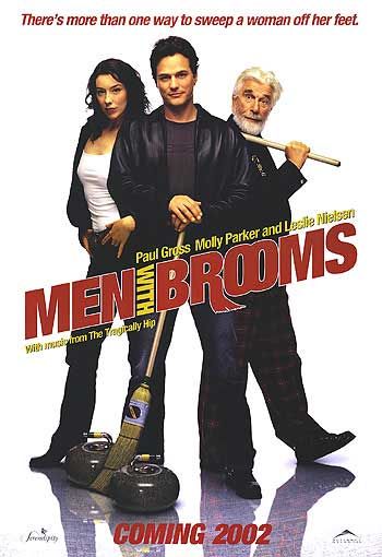 the movie poster: Men With Brooms (2002)