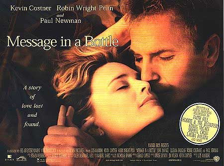 the movie poster: Message in a Bottle (1999) ver2