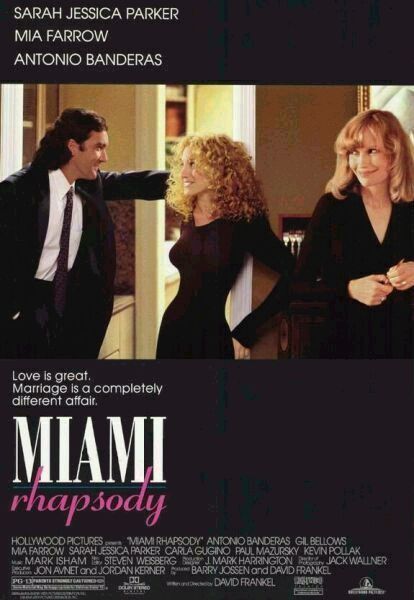 the movie poster: Miami Rhapsody (1995)