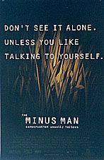 the movie poster: The Minus Man (1999)