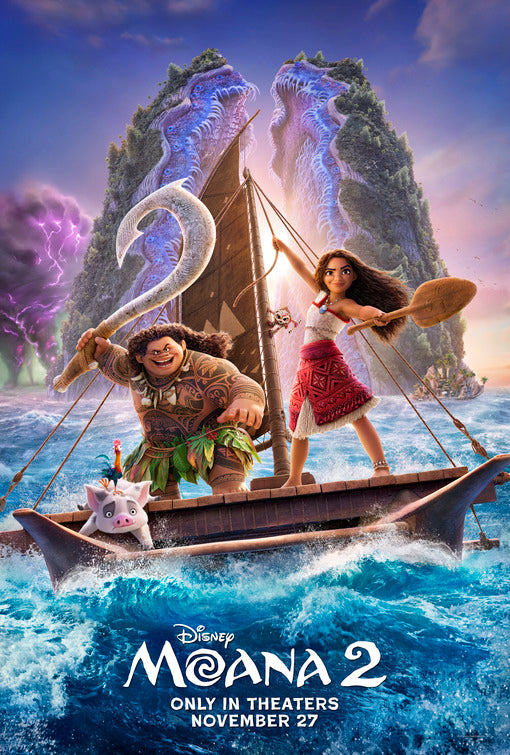 1000 piece jigsaw puzzle for the movie poster: Moana 2 (2024) ver5