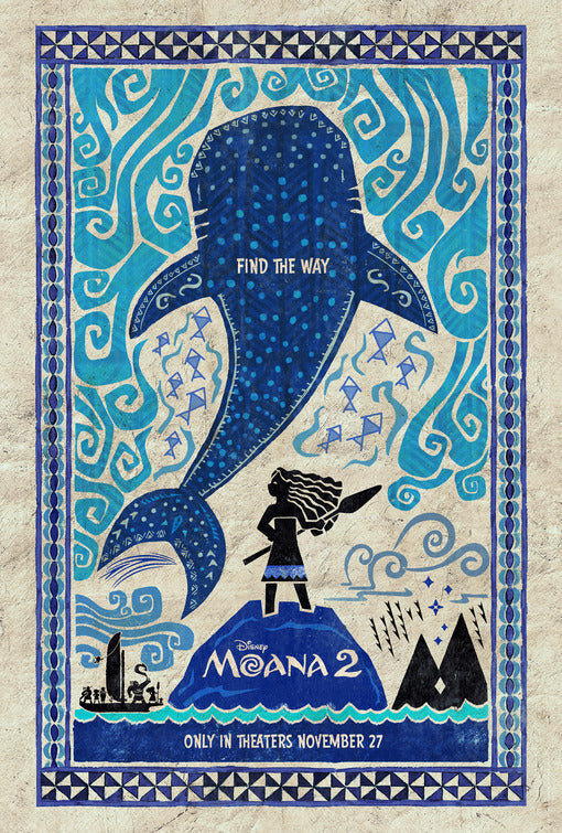 1000 piece jigsaw puzzle for the movie poster: Moana 2 (2024) ver7