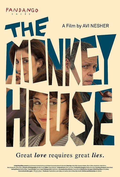 1000 piece jigsaw puzzle for the movie poster: The Monkey House (2023)