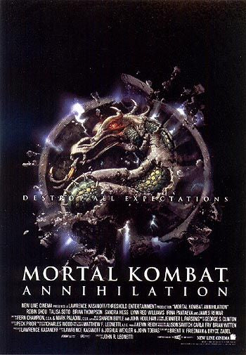 the movie poster: Mortal Kombat Annihilation (1997)