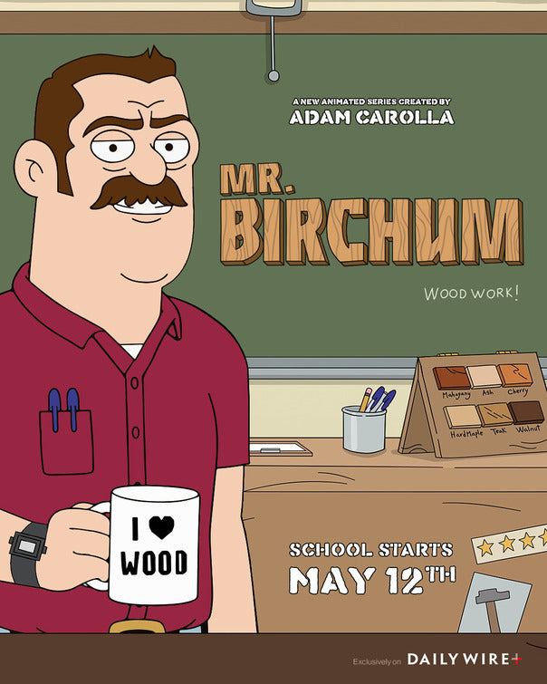 1000 piece jigsaw puzzle for tv poster: Mr. Birchum