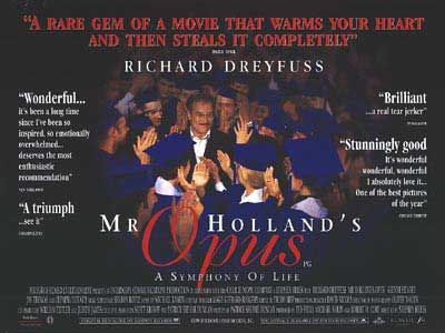 the movie poster: Mr. Holland's Opus (1995) ver3