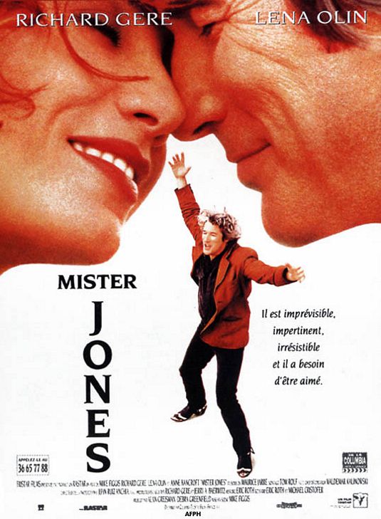 the movie poster: Mr. Jones (1993) ver2