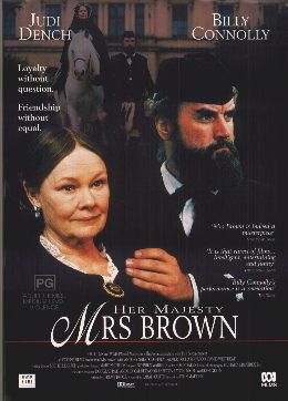 the movie poster: Mrs. Brown (1997)