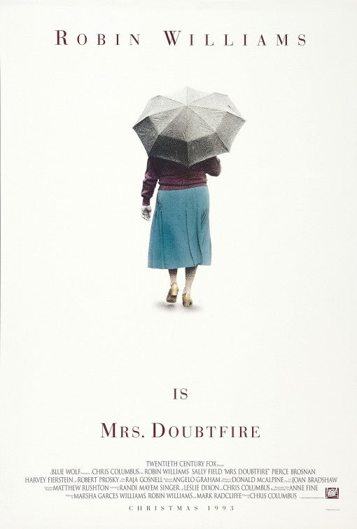 the movie poster: Mrs. Doubtfire (1993) ver1