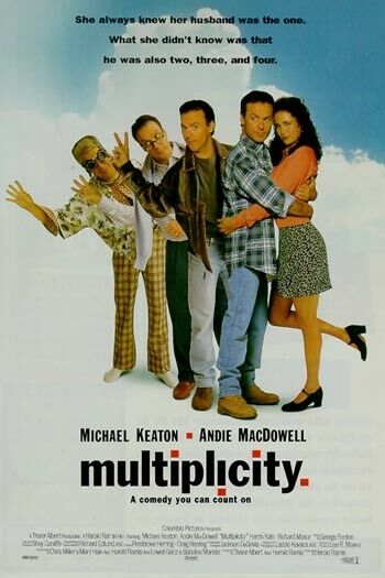 the movie poster: Multiplicity (1996) ver2