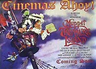 the movie poster: Muppet Treasure Island (1996) ver2