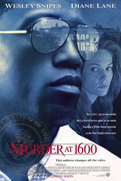 the movie poster: Murder At 1600 (1997) ver2