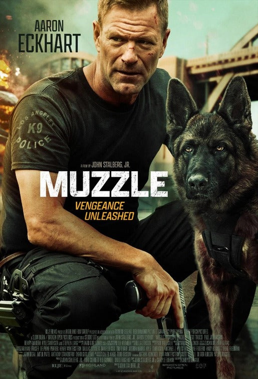 1000 piece jigsaw puzzle for the movie poster: Muzzle (2023)