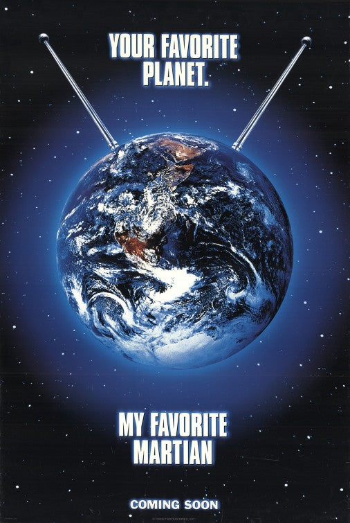 the movie poster: My Favorite Martian (1999) ver1