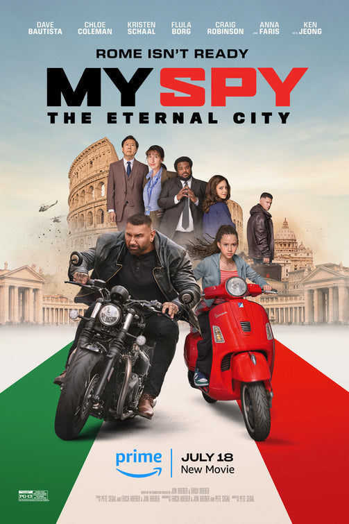 1000 piece jigsaw puzzle for the movie poster: My Spy: The Eternal City (2024)