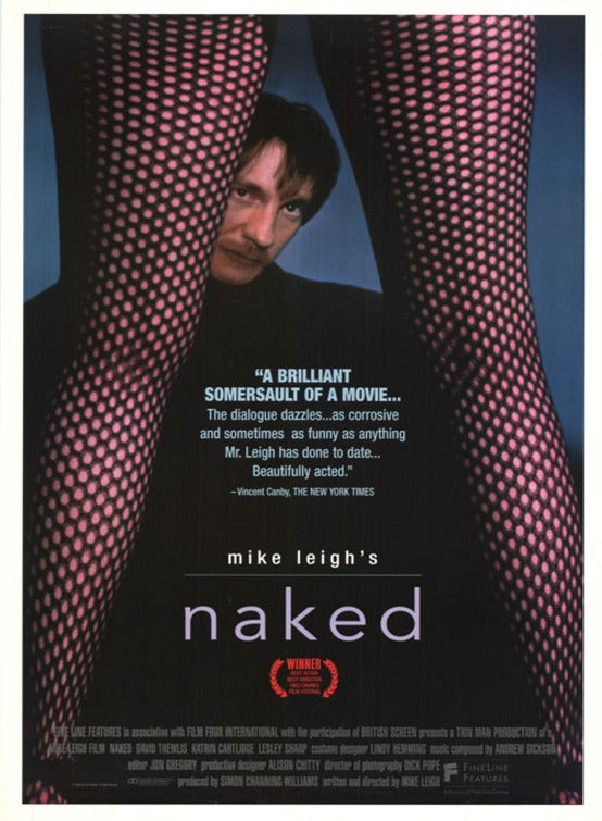 the movie poster: Naked (1993)