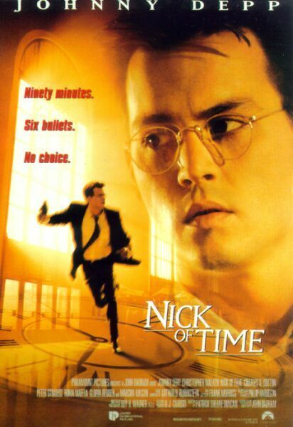 the movie poster: Nick Of Time (1995) ver1