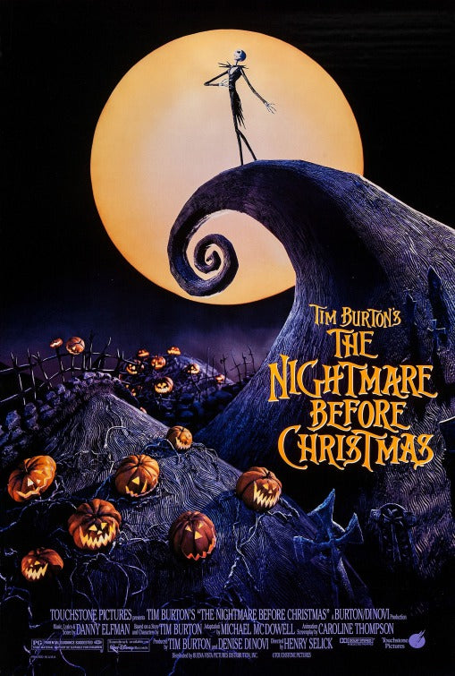 the movie poster: The Nightmare Before Christmas (1993) ver1