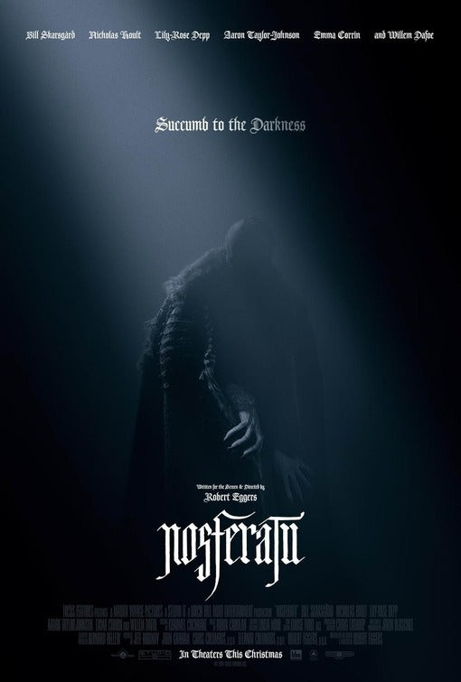 1000 piece jigsaw puzzle for the movie poster: Nosferatu (2024)