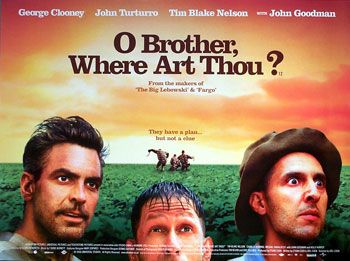 the movie poster: O Brother, Where Art Thou? (2000) ver2