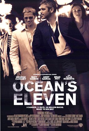 the movie poster: Ocean's Eleven (2001) ver3