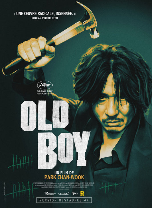 1000 piece jigsaw puzzle for the movie poster: Oldboy (2005) ver8