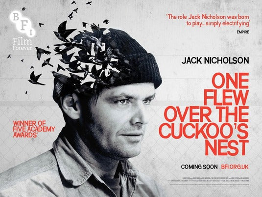 1000 piece jigsaw puzzle for the movie poster: One Flew Over the Cuckoo's Nest (1975) ver5