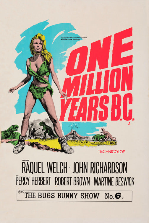 1000 piece jigsaw puzzle for the movie poster: One Million Years B.C. (1966) ver12