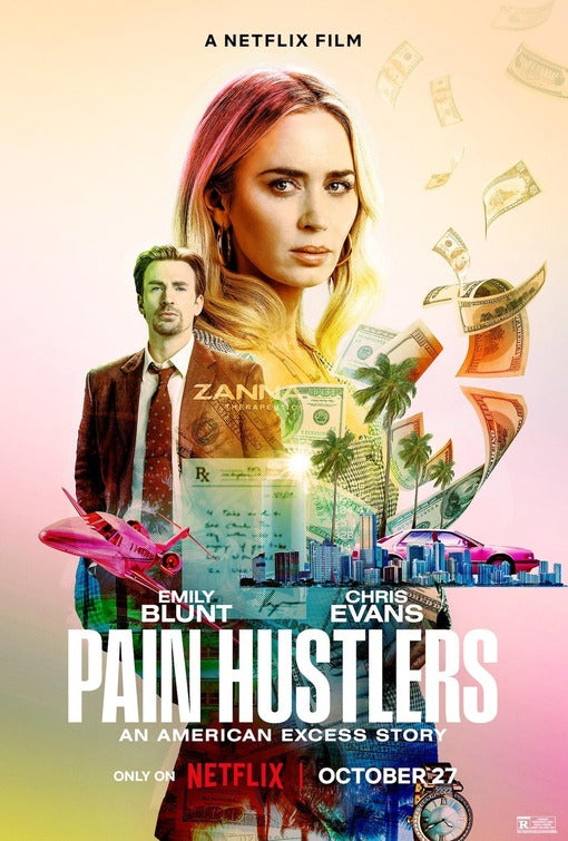 1000 piece jigsaw puzzle for the movie poster: Pain Hustlers (2023) ver3