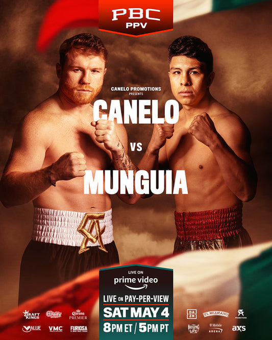 1000 piece jigsaw puzzle for tv poster: PBC PPV: Canelo vs Munguia