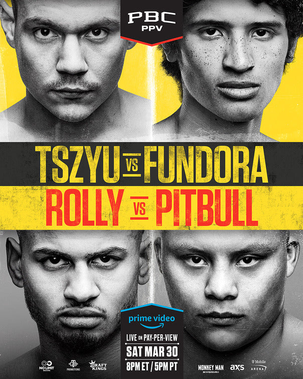 1000 piece jigsaw puzzle for tv poster: PBC PPV: Tszyu vs Fundora