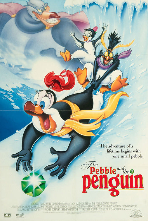 the movie poster: The Pebble And The Penguin (1995)