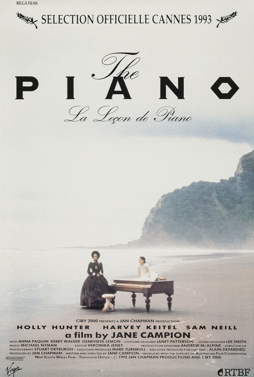 the movie poster: The Piano (1993) ver1