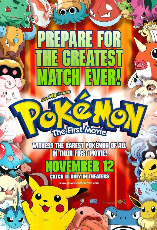 the movie poster: Pokemon the First Movie (1999)