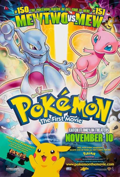 the movie poster: Pokemon the First Movie (1999) ver2