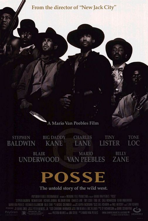 the movie poster: Posse (1993)