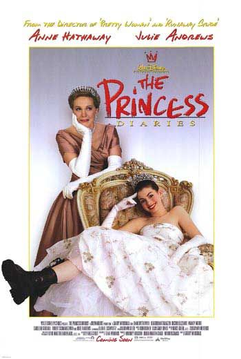 the movie poster: The Princess Diaries (2001) ver2