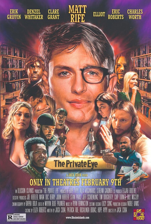 1000 piece jigsaw puzzle for the movie poster: The Private Eye (2024)