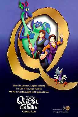 the movie poster: Quest for Camelot (1998) ver5